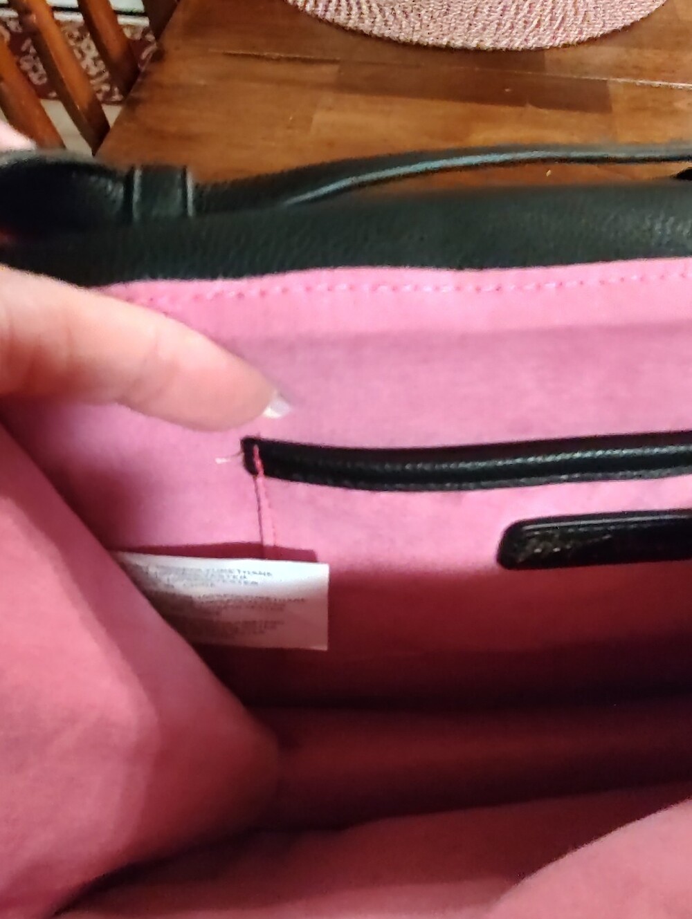 Betsey Johnson Black Leather Crossbody Saddle Bag - Picture 9 of 13